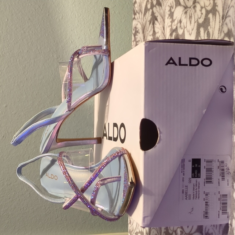 ALDO AABELLE Purple Slingback Heels